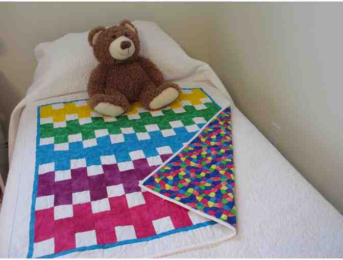 Handmade Baby Quilt 35' x 38'