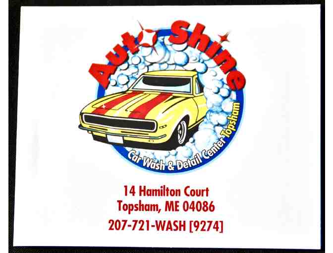 Four (4) Gift Cards $25 each for Auto Shine