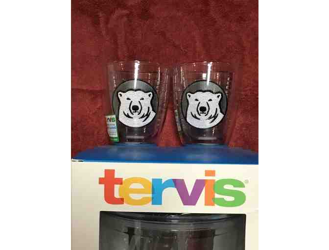 Tervis Ice Bucket & Two accompanying  Tumbers w/Bowdoin College motif