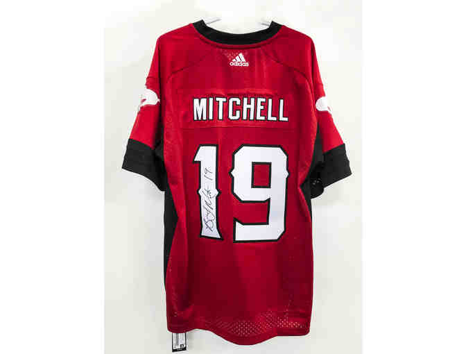 Autographed Calgary Stampeders Bo Levi Mitchell Jersey