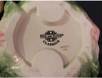 FITZ & FLOYD VEGETABLE BOWL WITH LID