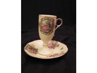 HANDPAINTED TEACUPS by LEFT ON CHINA