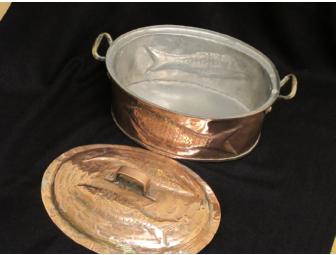 OVAL COPPER POT WITH LID