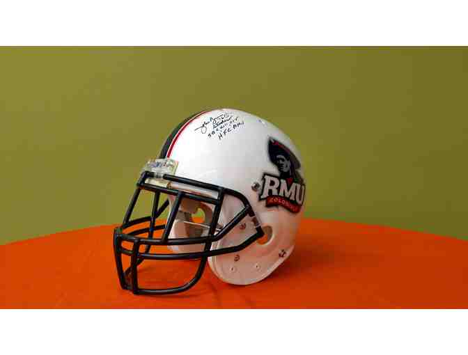 Autographed RMU Football Helmet