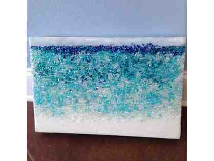 Glass Art Water Painting by Kim Pall 30A Style