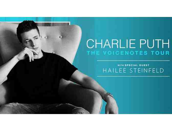 (2) VIP Charlie Puth w/Hailee Steinfield Concert Tickets 8/20/2018 - Photo 1