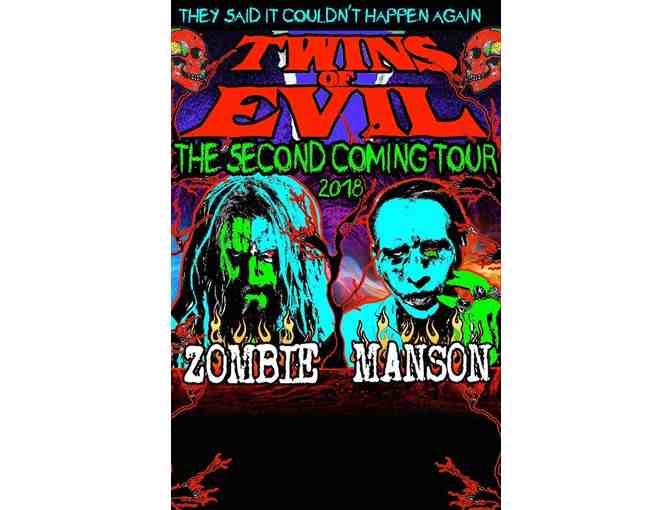 (2) VIP Rob Zombie & Marilyn Manson Concert Tickets 8/24/2018 - Photo 1