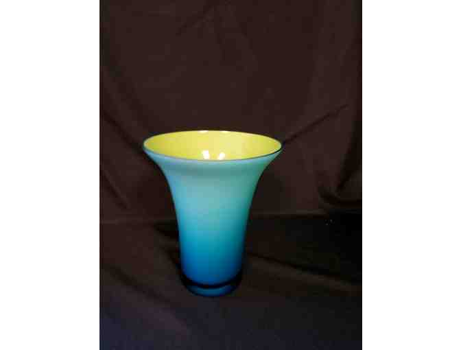 Crate and Barrel Handblown Glass Vase - Photo 1