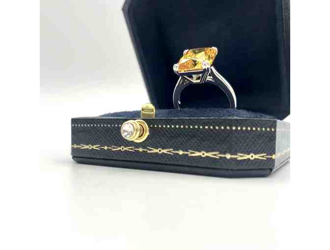 Citrine Cocktail Ring (size 7)