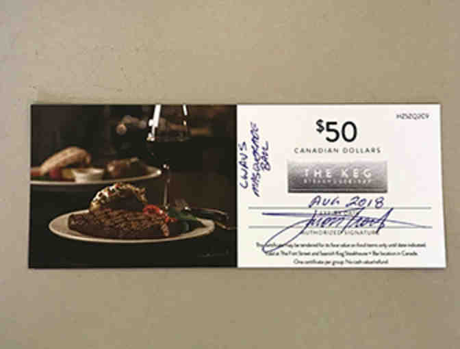 $50 Gift Certificate for The Keg - Victoria - Photo 1