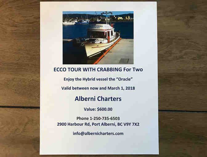Eco Tour with Crabbing for Two with Alberni Charters - Photo 1