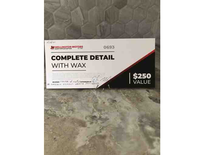 $250 Wellington Motors Complete Detail with Wax - Photo 1
