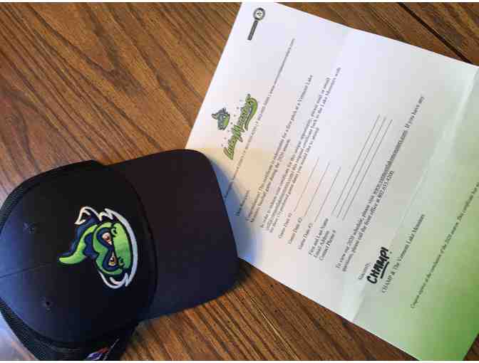 Throw The First Pitch at Lake Monsters Game & Baseball Cap