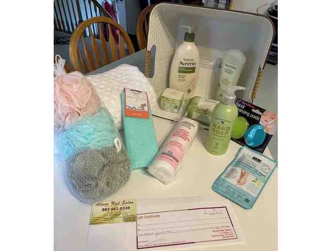 Relaxing Spa Basket and $40 Gift Certificate to Allure Nail Salon