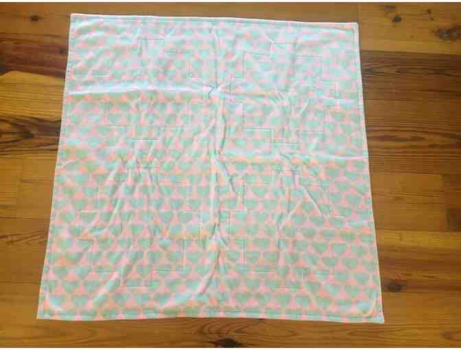 Pink 'B Brave' Quilt and Scarf