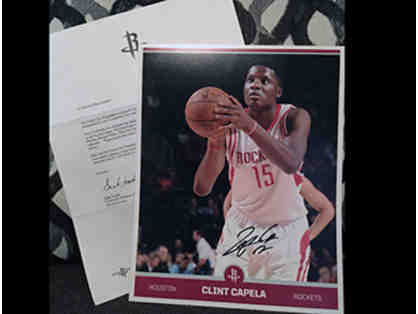 8x10 Signed Photograph of Houston Rockets Clint Capela
