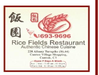 Rice Fields Restaurant - $30 Certificate