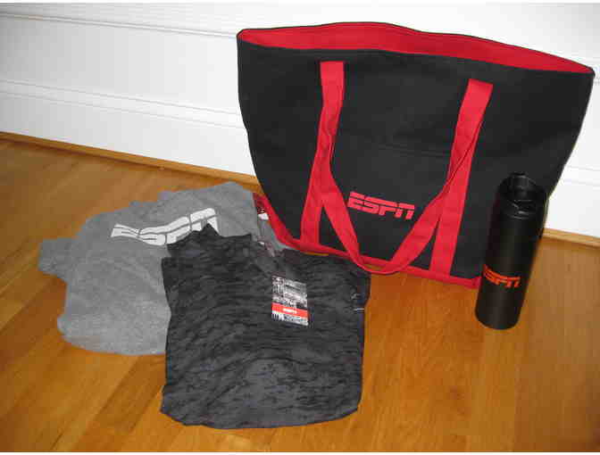 ESPN Bag, Travel Mug & 2 Shirts