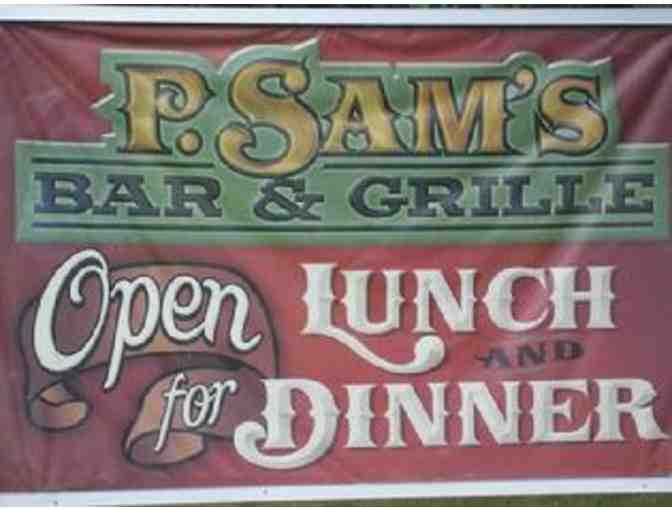 Restaurant.com $25 Gift Certificate for P. Sam's Bar & Grill
