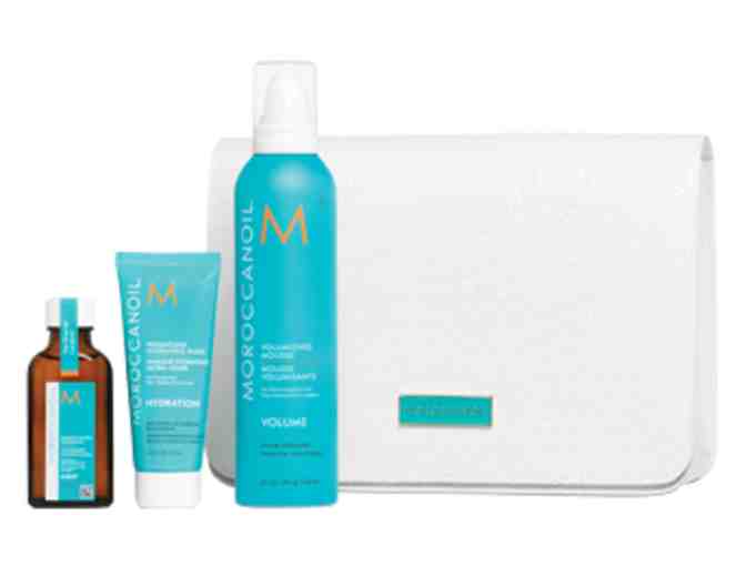 Moroccan Oil Volumizing Mousse, Light Oil Treatment and Weightless Hydrating Mask