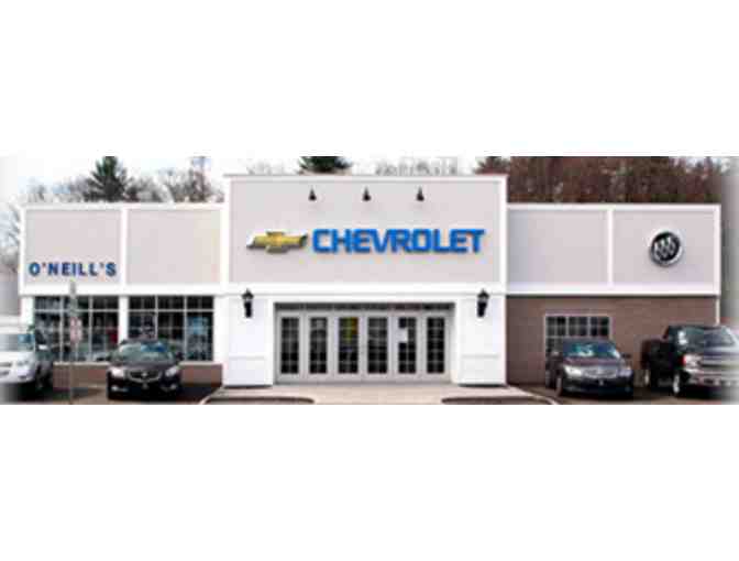 Sullivan's O'Neill's Chevrolet & Buick - Auto Detail & Oil Change Certificate