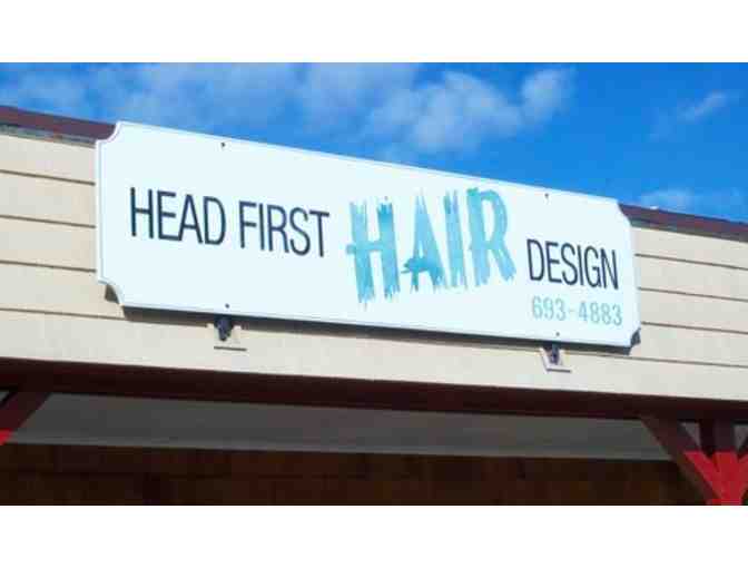 Head First HAIR Design -  Shampoo, Haircut, & Blow-dry with Carolyn