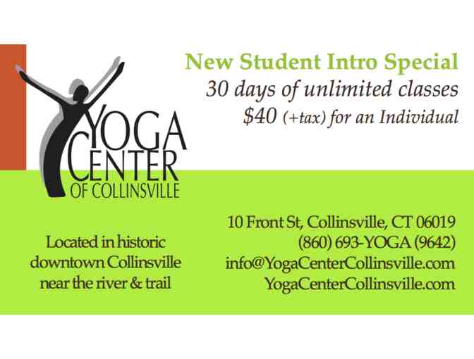 Yoga Center of Collinsville - 30 Day Membership Voucher