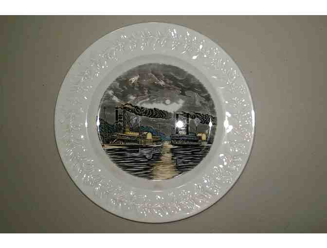 Antiques on the Farmington - Currier & Ives English Ironstone Plate