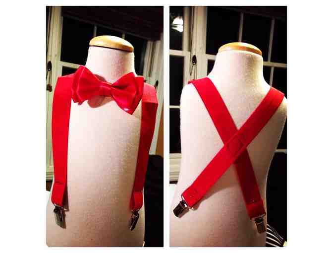 Bow-Tie and Suspender Set handmade by CBPS's Mrs. Papp