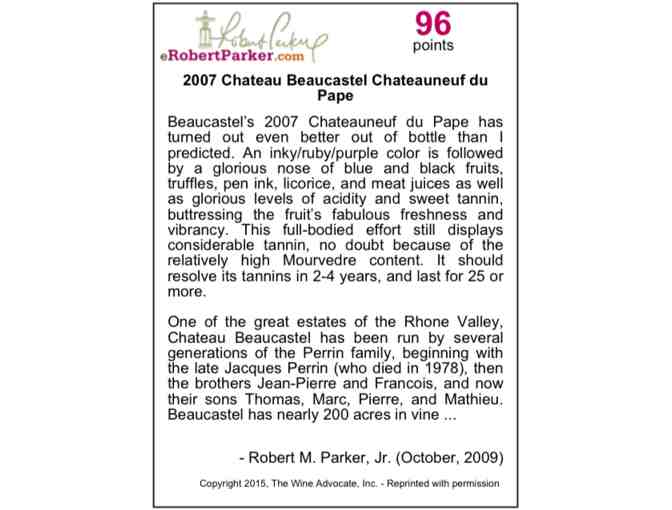 4 Bottles of Chateauneuf-du-Pape Wine