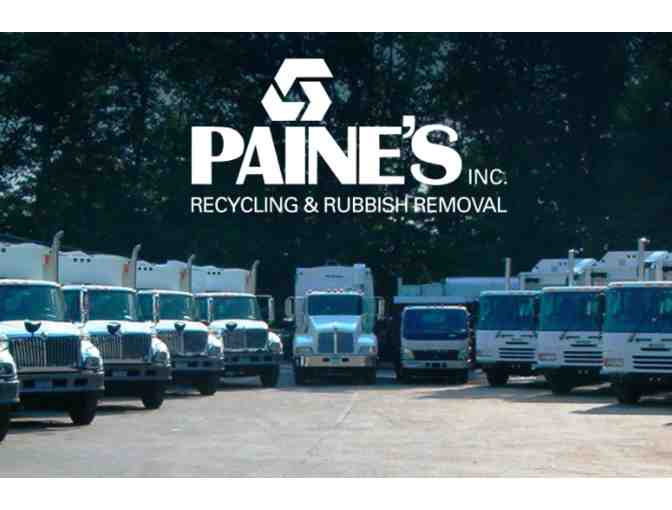 Paine's - 6 Months Curbside Service for Trash & Recycling