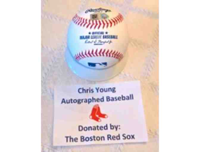 Boston Red Sox - Chris Young Signed Baseball