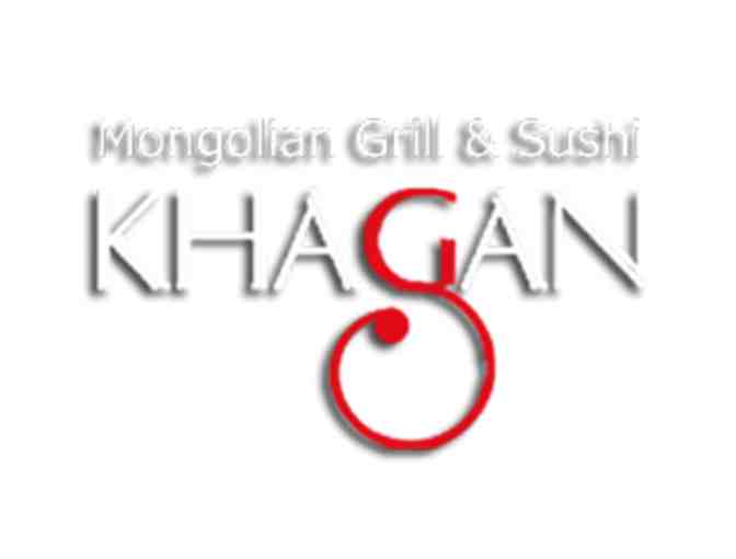 Khagan Mongolian Grill & Sushi gift certificate