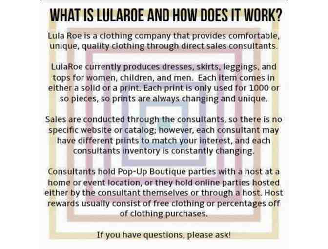 LuLaRoe gift certificate