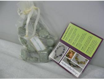 Sterling silver necklace & earrings created by Heather Outlaw Designs