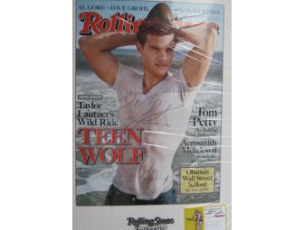 TAYLOR LAUTNER SIGNED POSTER & PHOTO