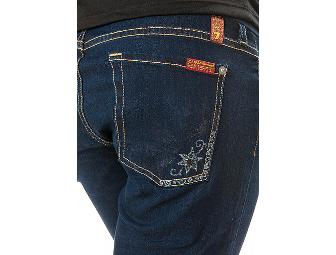 Designer Seven jeans, styled by Diane Farr for A Pea in the Pod.