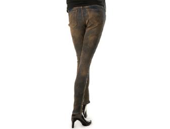 Designer AG Denim, styled by Jewel for A Pea in the Pod.