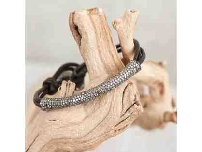 Diamond Branch Leather Bracelet - NoLeLu Jewelry with a Soul Purpose