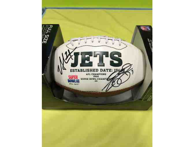 NFL Football Signed by Jets Players