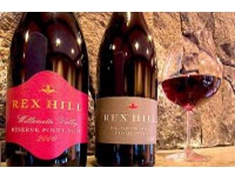 2007 Rex Hill Pinot Noir bottle of wine, signed by Five for Fightings John Ondrasik!