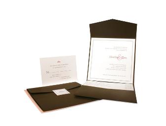 Letterpress Wedding Invitations or Announcements