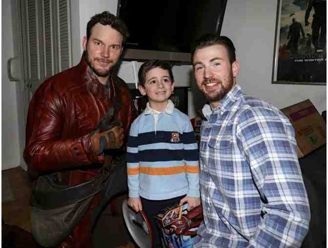 Private Personalized Voice Message from Chris Evans and a Personalized, Signed Poster