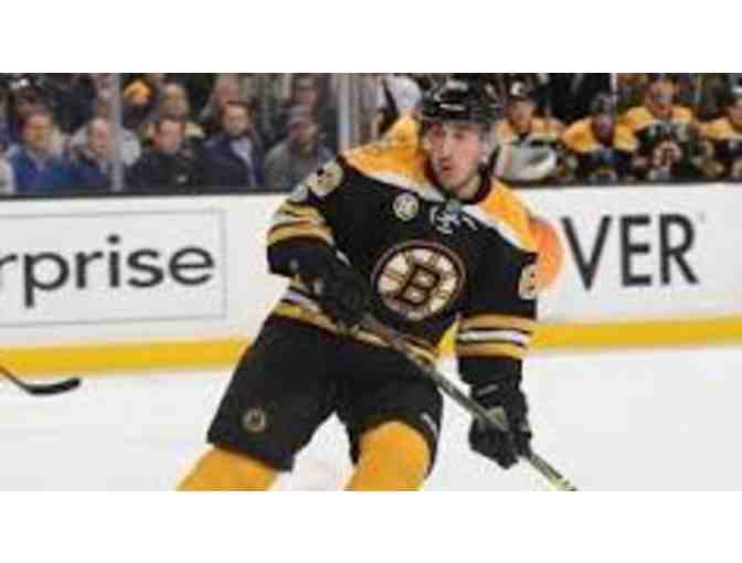 Bruins player Brad Marchand signed box of 'March Munch' cereal