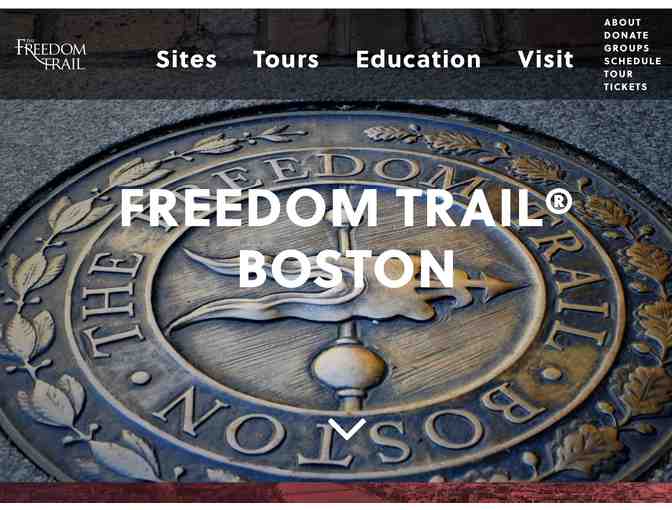 The Freedom Trail: Two Adult & Two Child "Walk into History" Public Tour Tickets - Photo 1