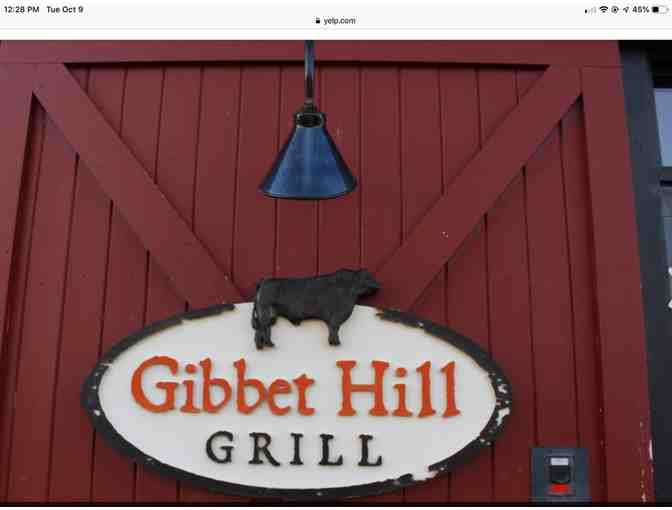 Gibbet Hill Restaurant Gift Card