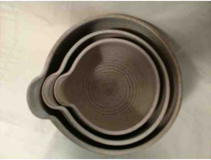 Pottery Batter Nesting Bowls (3)