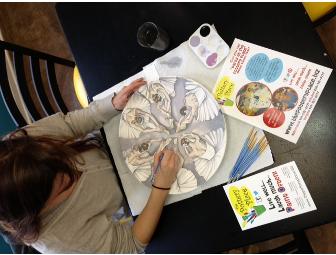 'Graceful Magnolia' serving platter from The Pottery Place