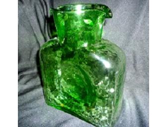 Green Classic Blenko water bottle