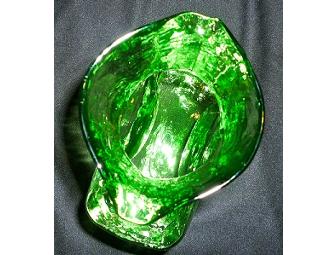 Green Classic Blenko water bottle